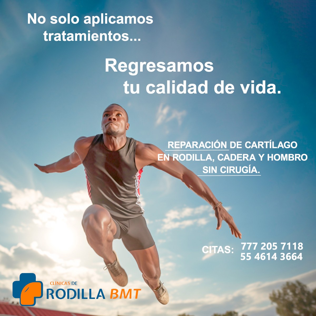 Tratamientos para reparación de cartílago en Clínicas de Rodilla BMT